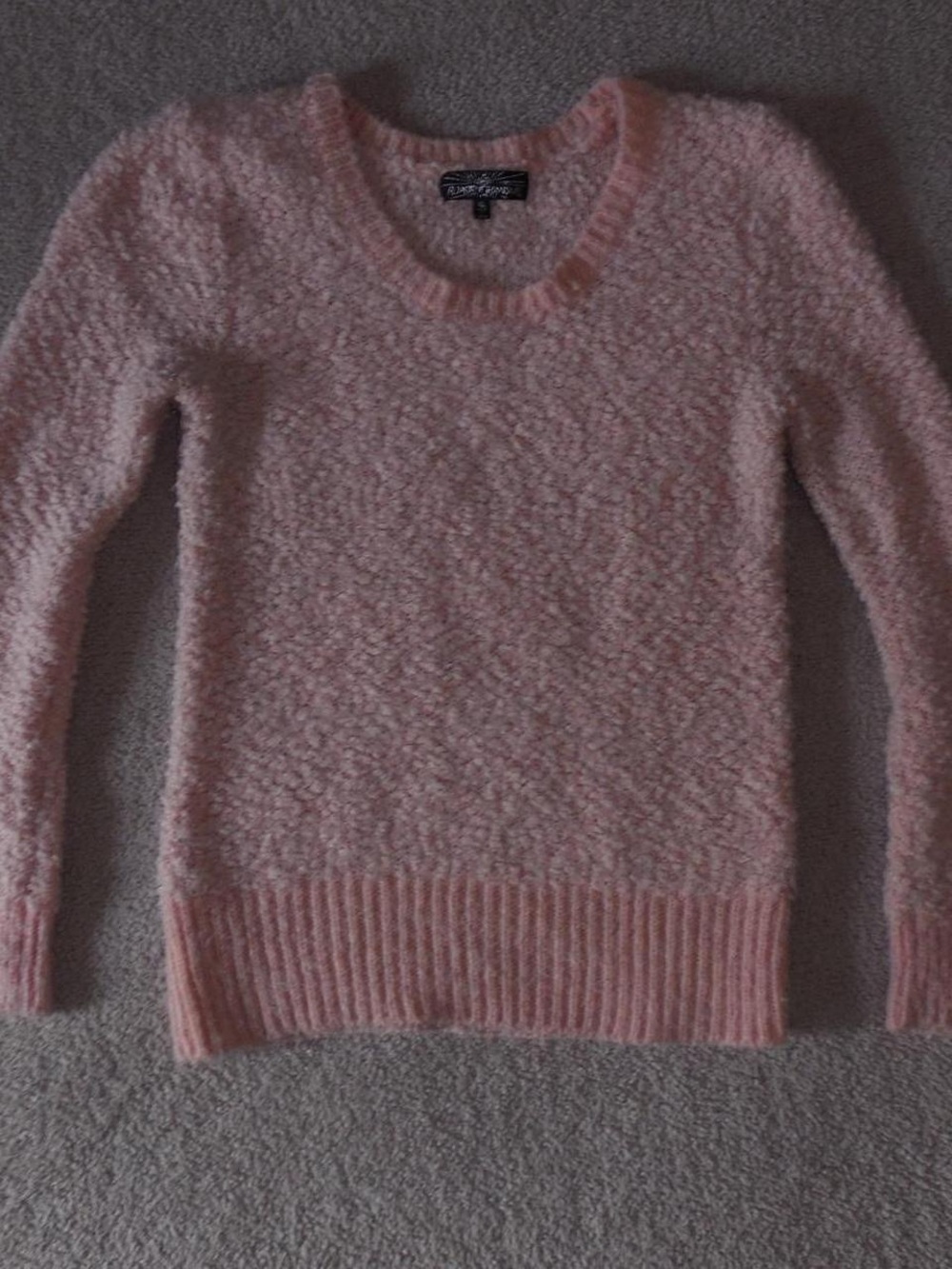 Almost famous Cozy Pink Women's Crewneck Sweater
